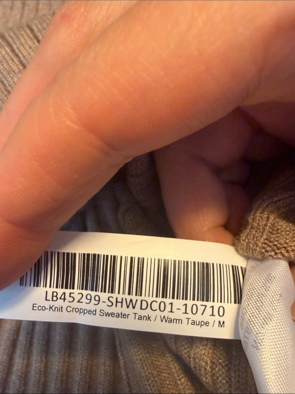 Quince Eco-knit cropped sweater tank. - Picture 5 of 6